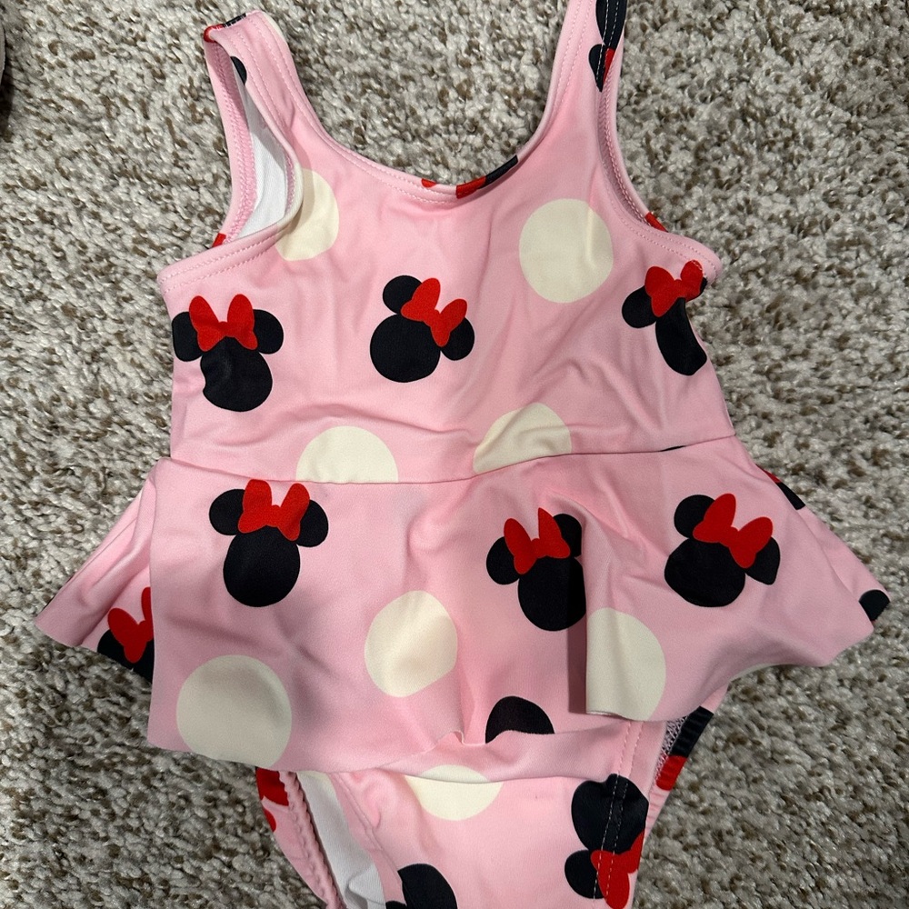 Hanna Andersson / Disney Pink Minnie Mouse Swimwear